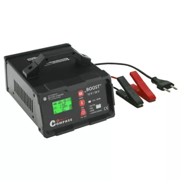 Compass akkumulátortöltő 5–120 Ah (12/24 V)