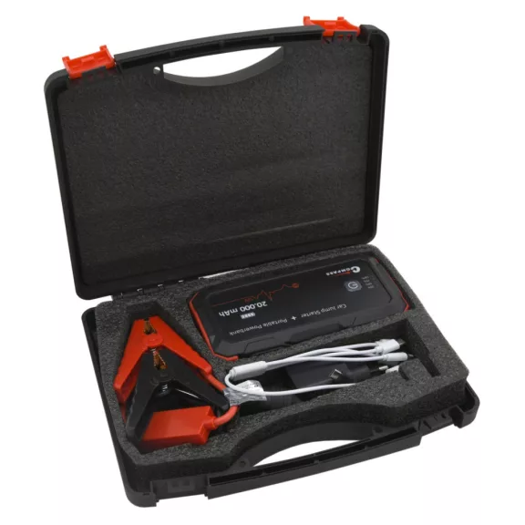 Compass powerbank JUMP STARTER funkcióval (20 000 mAh, 2000 A)