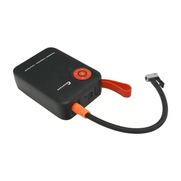   Compass indítóállomás kompresszorral, powerbankkal és lámpával (7200 mAh, 600 A)
