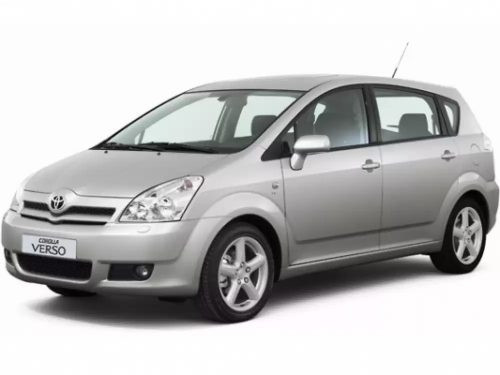 TOYOTA COROLLA VERSO COVORAȘE CAUCIUC CU BORDURĂ ÎNALTĂ (2004-2009)