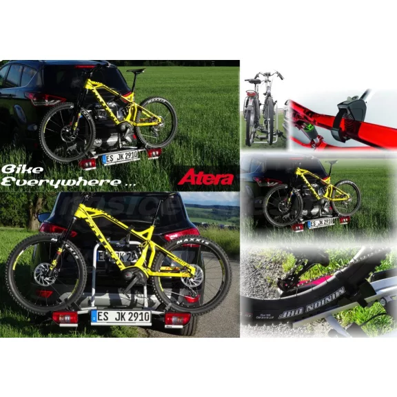 Atera Strada E-Bike XL kerékpártartó, kerékpárszállító vonóhorgra adapterrel - 2+1db kerékpár