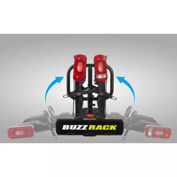Buzzrack Scorpion Lite 2 kerékpártartó, kerékpárszállító vonóhorgra - 2+1 kerékpár