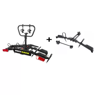   BuzzRack Scorpion Pro 2 kerékpártartó, kerékpárszállító vonóhorgra - 2+1db kerékpár