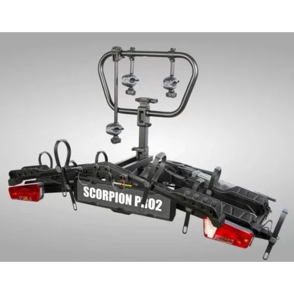 BuzzRack Scorpion Pro 2 kerékpártartó, kerékpárszállító vonóhorgra - 2+1db kerékpár