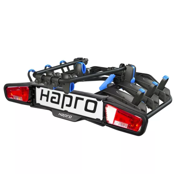 Hapro Atlas 3 Premium kerékpártartó, kerékpárszállító vonóhorogra - 3db kerékpár