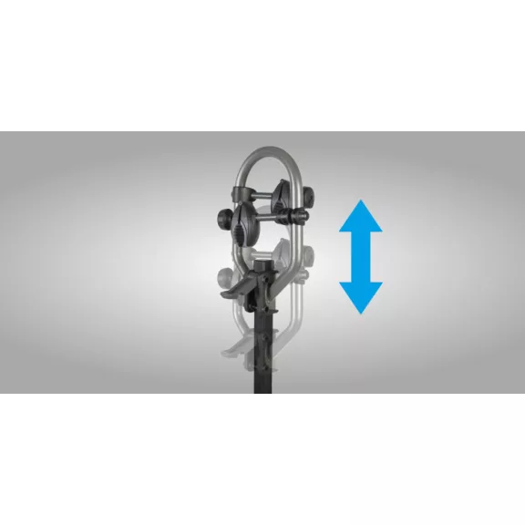 Hapro Atlas Premium XFold kerékpártartó, kerékpárszállító vonóhorogra adapterrel - 2+1db kerékpár